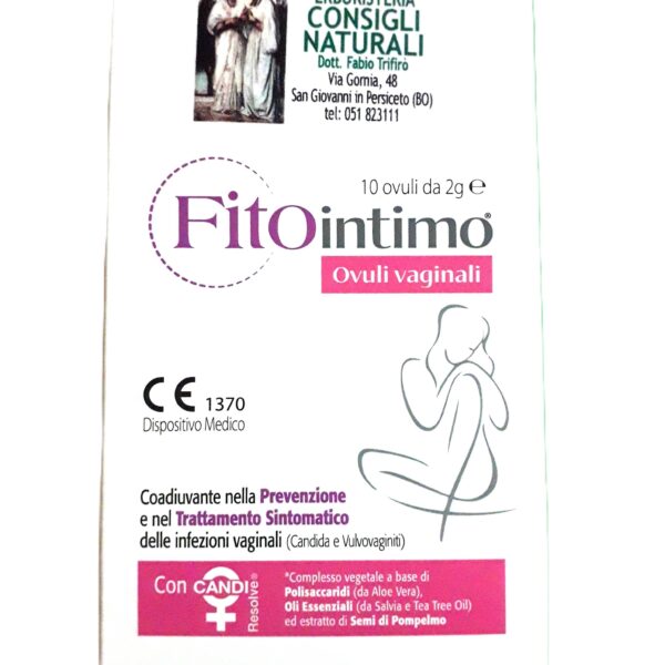 fITOINTIMO OVULI PRE LA PREVENZIONE DELLA CANDIDOSI A pERSICETO ERBORISTERIA