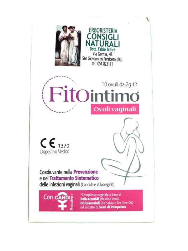 fITOINTIMO OVULI PRE LA PREVENZIONE DELLA CANDIDOSI A pERSICETO ERBORISTERIA